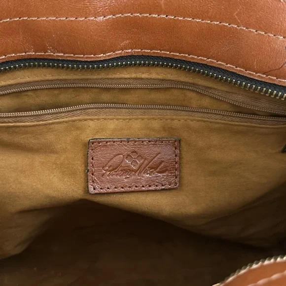 Patricia Nash Lattice Leather Shoulder Tote bag - Picture 9 of 9